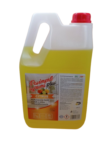PLUS PAVIMENTI LAVANDA – Parfumovaný čistič podláh s vôňou citrusového ovocia  5L k.c 298