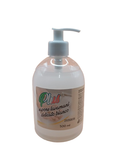 Plus sapone Delicato Bianco tekuté mydlo s pumpičkou 500ml